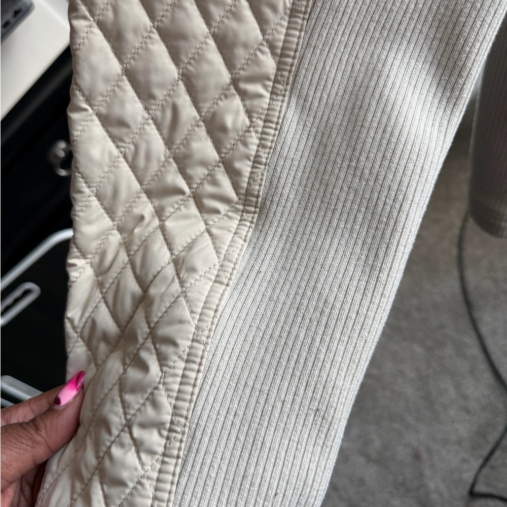 Plus Size- Ava & Viv Cream/Off White Quilted Women's Jacket- 3X - Picture 4 of 9